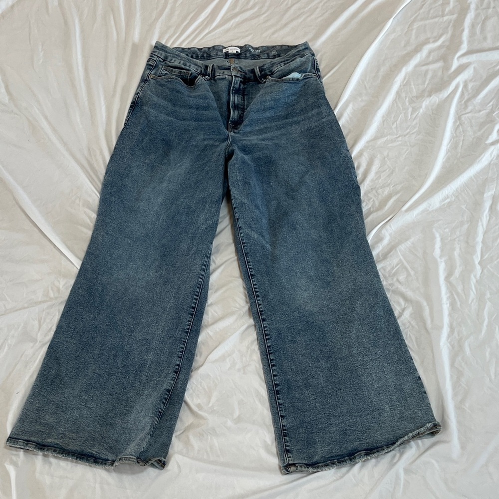 Good American Jeans, Good Waist Palazzo, plus size 18